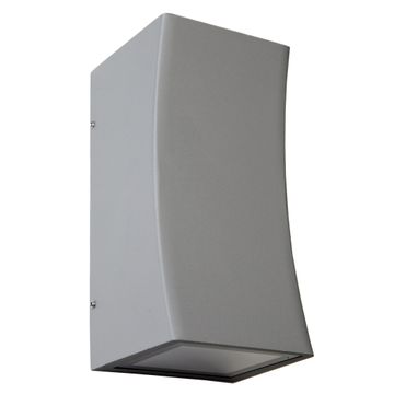 LED CURVED SQUARE GREY WALL/L