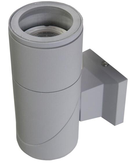 GU10X1 ROUND TILT IP44 GREY