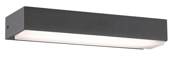K Light LED Single Skyline Rectangle Outdoor Wall Light 