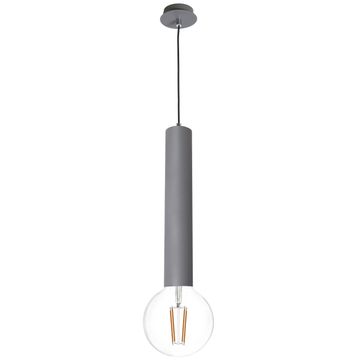  pendant light flute cord grey