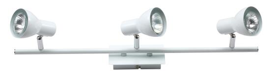  spotlight 3xgu10 on a bar white