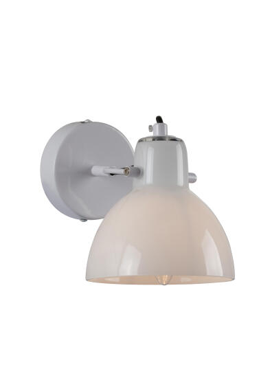 SIENA WALL LIGHT WHITE OPAL GLASS