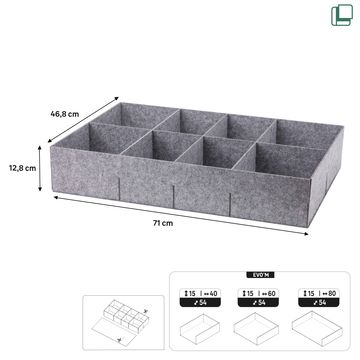 Spaceo Kit EVO'M Maxi Drawer Organizer D540 - Adjustable Multi-Size