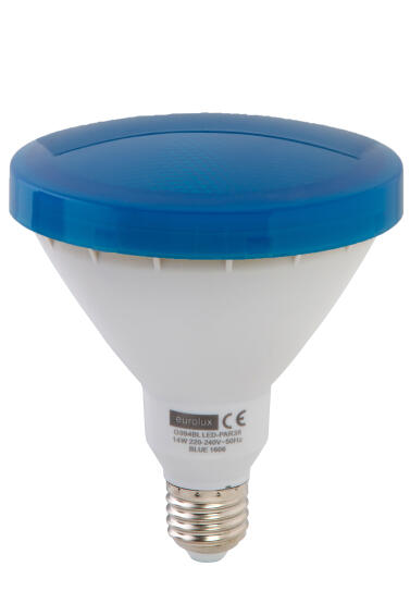 Eurolux PAR38 E27 LED Reflector Light Bulb Blue 14W