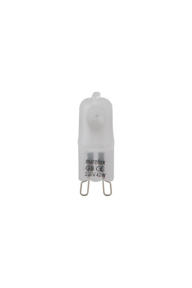 Eurolux halogen 42w g9 bi-pin clear