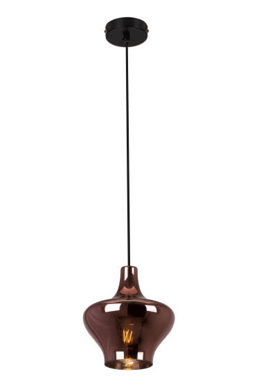 pendant light larissa glass copper