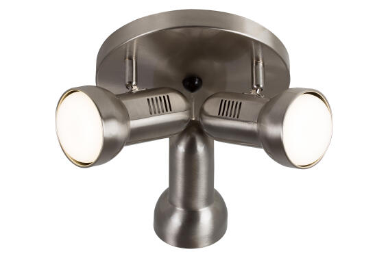 spotlight turbo 3 plate R80 satin chrome