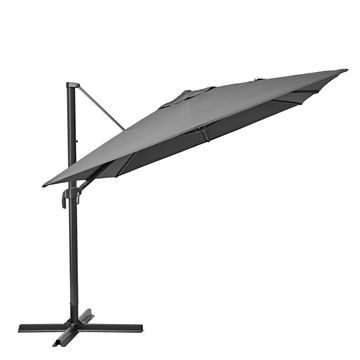 Umbrella Aura NATERIAL Aluminium 290 cm X 390 cm Dark Grey