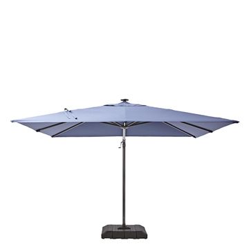 NATERIAL SIDE UMBRELLA LED BASE ALU 290cm x 290cm 