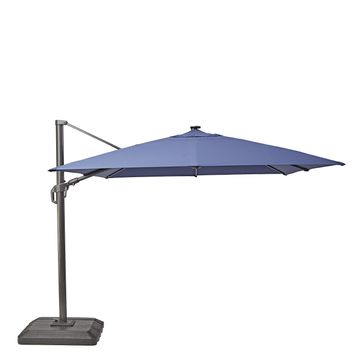 Umbrella Aluminium LED Rectangular 280 cm X 390 cm NATERIAL