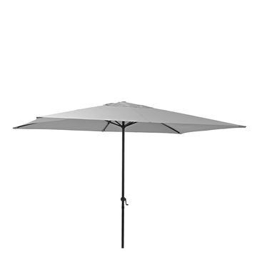 Polar Centre Umbrella Steel Rectangular Dark Grey 2x3M