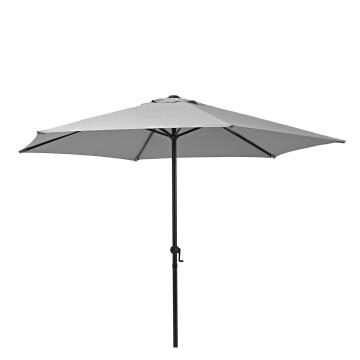 Umbrella polar hexagon D260cm dark grey 160g steel