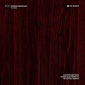 Burgan Mahogany Peen Melamine Chipboard T16mm x W1830mm x L2750mm