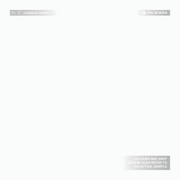 Iceberg White Gloss Melamine MDF Board T16mm x W1830mm x L2750mm