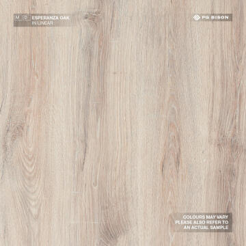 Board Melamine on Chip Esperanza Oak Linear 16mm thick-2750x1830mm