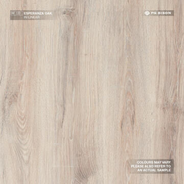 Esperanza Oak Linear Melamine Chipboard T16mm x W1830mm x L2750mm