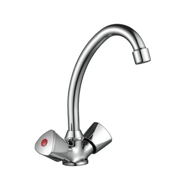 Delinia Kitchen Sink Mixer Tap Nerea Chrome H24Cm Spot Reach 18.6Cm