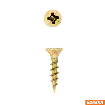 Chipboard screws full thread YP 3.5x16mm 2500pc eureka