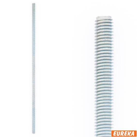 Threaded rod galvanised 8mmx300mm eureka
