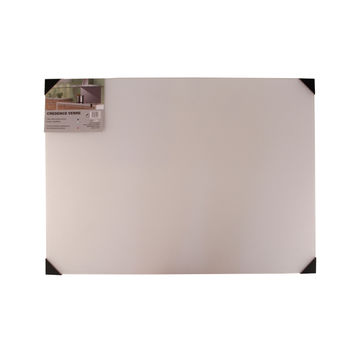 Kitchen Backsplash Glass W90Cm X H65Cm X D0.5Cm White