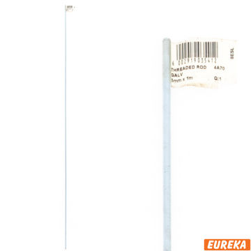Threaded rod galvanised 5mmx1m eureka