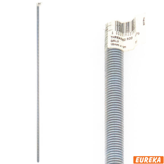 Threaded rod galvanised 16mmx1m eureka