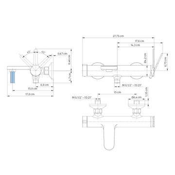 Sensea Essential Bath Mixer Chrome
