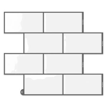 Subway peel & stick tile 2pk30.05x30.05cm