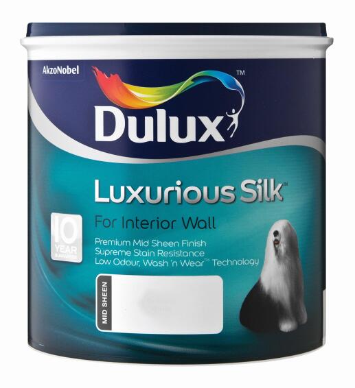 Paint premium mid-sheen DULUX LUXURIOUS SILK Wet Clay 1L