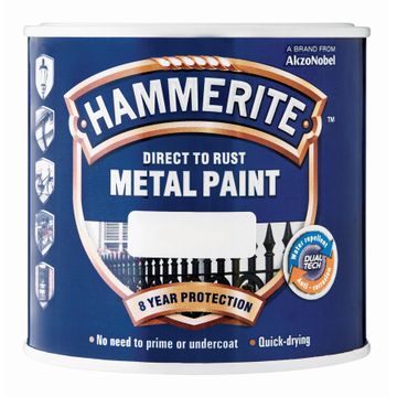 Direct to rust metal paint HAMMERITE hammered Grey 500ML
