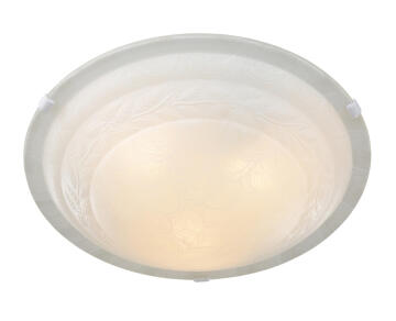 ceiling light Leaf  White E27 2x60w