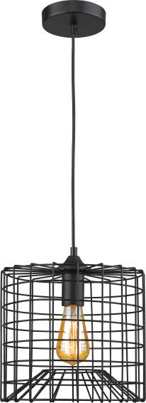pendant light round metal black