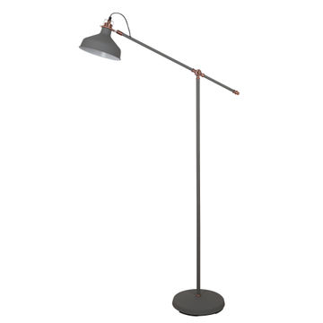 Radiant Bankers Floor Lamp Grey Rose
