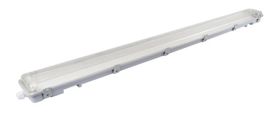 double vapour proof 4ft WIRED FOR LED T8 1X18W 1285MM
