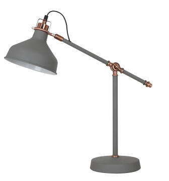 RADIANT DESK LAMP GREY ROSE