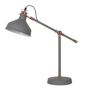 Radiant Desk Lamp Grey Rose
