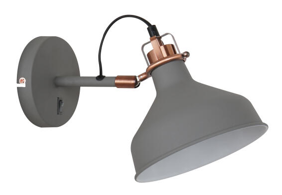 RADIANT WALL LIGHT GREY ROSE