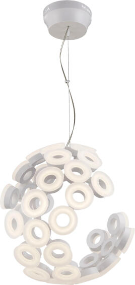 RADIANT PENDANT LED 35LT RINGS WHITE