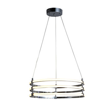 RADIANT PENDANT LED 3 CIRCLE CHROME