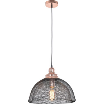 pendant light metal black rose