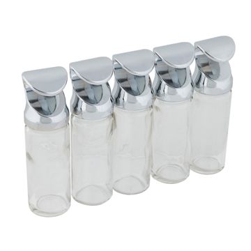 5 Spice Bottles Racks Chrome
