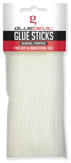 Glue sticks clear multi-purpose d12x300mm 1kg gluedevil