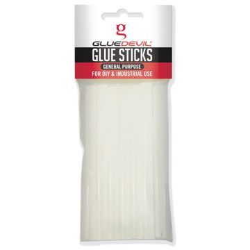 Glue sticks clear multi-purpose d12x300mm 1kg gluedevil