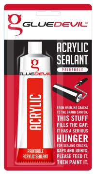 Acrylic sealant paintable 90ml gluedevil