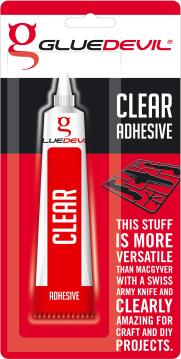 Clear adhesive 50ml gluedevil