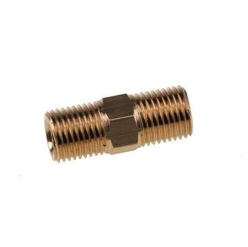 BRASS HEX NIPPLE 3/8