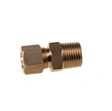 COUPLER 3/8 M X 3/8 OD (68-6)