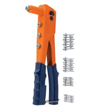 Riveter kit with rivets fragram