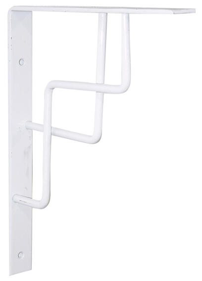 Shelf bracket celtic white 20x17cm l&g tools