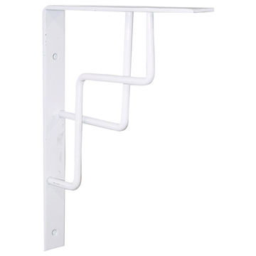 Shelf bracket celtic white 20x17cm l&g tools